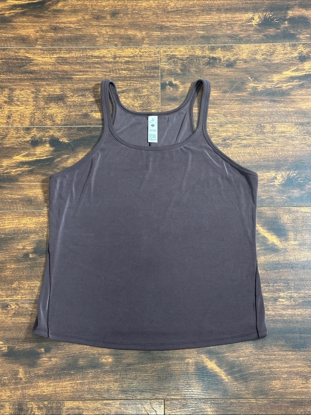 Lululemon Soft Modal Racerback Tank XL Taupe 💜 Yoga Gym Casual
